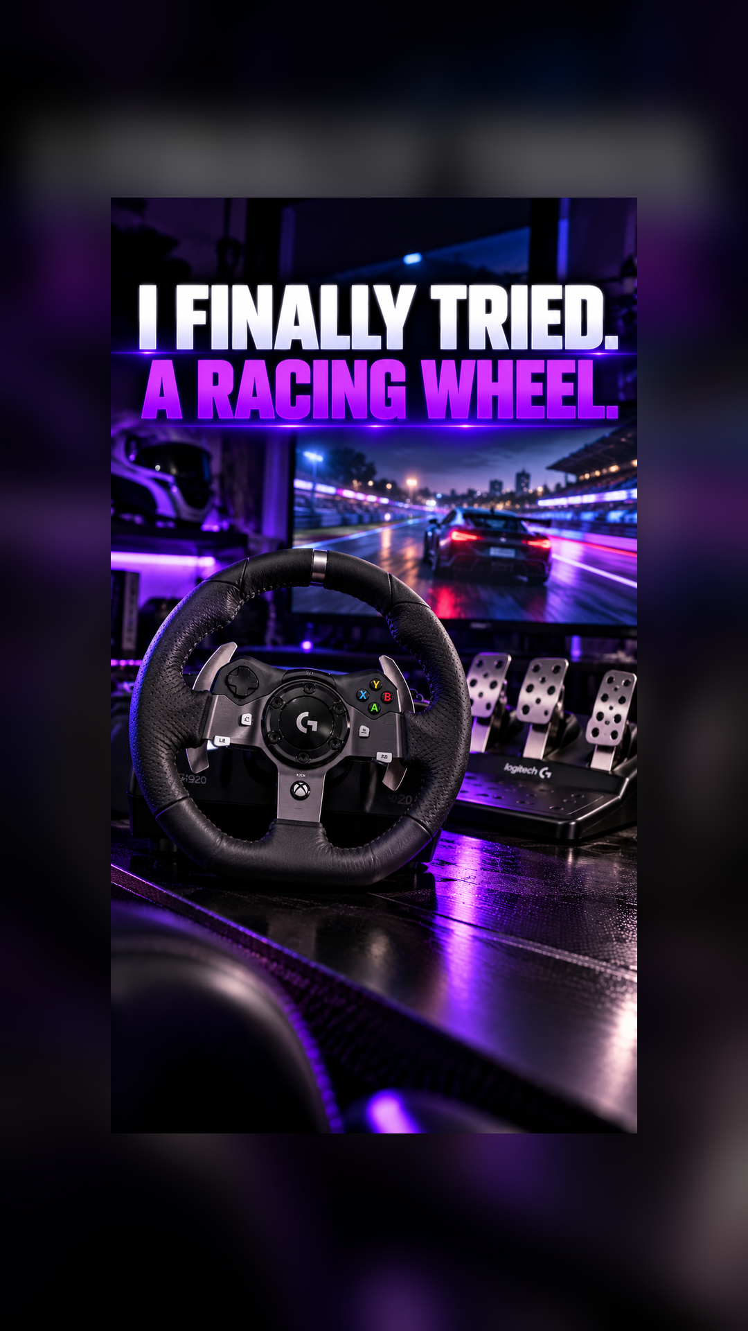 Curiohm coverage of Logitech G920 racing wheel